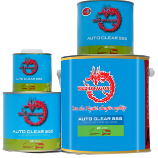 Sơn bóng 2K Auto Clear 555 Red Dragon 1KG giá sỉ