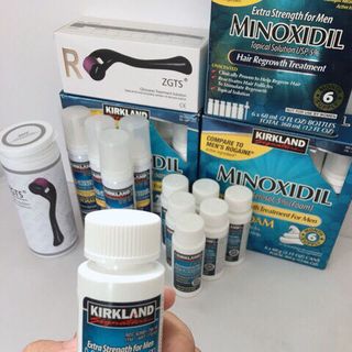 Thuốc mọc râu tóc Minoxidil dạng lỏng 6 lọ tặng kèm bơm