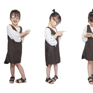 áo phối đầm yếm xinh xắn