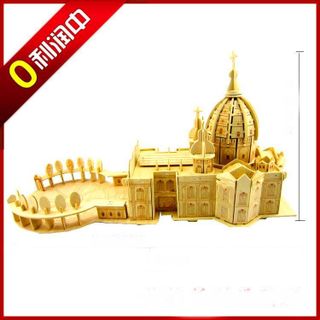 mô hình lắp ghép nhà thờ đức bà