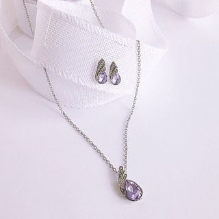 set dây chuyền bông tai