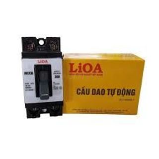 Cầu dao tự động an toàn APTOMAT LiOA cực 1 tiếp điểm - Dòng điện định mức 30A - MCCB2P1E-30A
