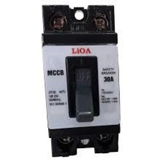 Cầu dao tự động an toàn APTOMAT LiOA cực 1 tiếp điểm - Dòng điện định mức 30A - MCCB2P1E-30A