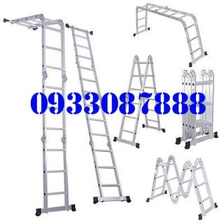 thang nhôm xếp 4 đoạn chữ M 57m KOSMO KM-57M