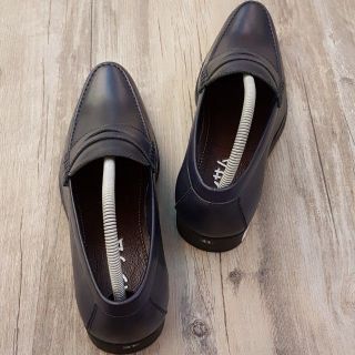 Giày lười nam Hansamu - HI Tây xỏ penny tam giác
