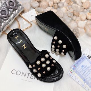 dép xuồng nữ đính châu