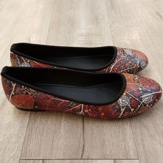 Giày búp bê Kirei si vân lá - LP MB008