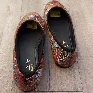 Giày búp bê Kirei si vân lá - LP MB008