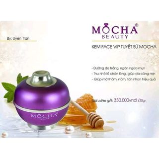 kem face vip tuyết sứ mocha