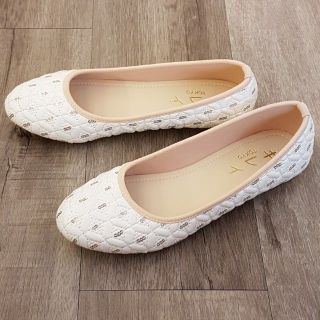 Giày búp bê nữ Kirei kết cườm nổi - LP MB008