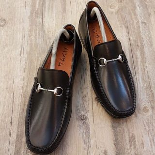 Giày mọi nam Hansamu NK - khuy sắt 2692