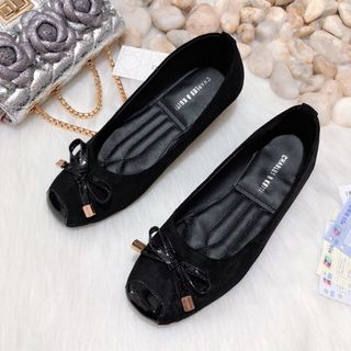 giày búp bê phối nơ