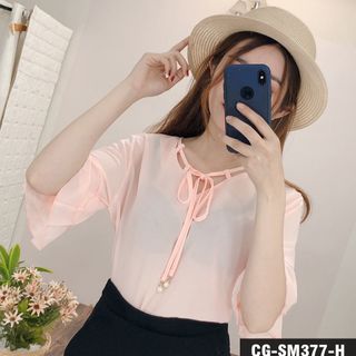 ÁO KIỂU THẮT NƠ 377
