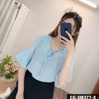 ÁO KIỂU THẮT NƠ 377