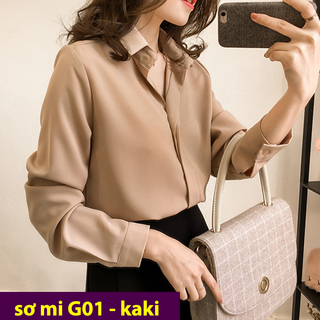 Sơ mi vải voan - 4 màu
