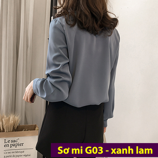 Sơ mi vải voan - 4 màu