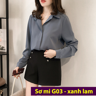Sơ mi vải voan - 4 màu