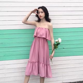 ĐẦM DÂY ĐUÔI CÁ BÈO TO NGỰC NHÚN LƯNG