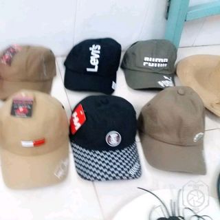 nón két nam kaki coton 2lớp