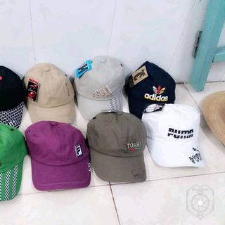 nón két nam kaki coton 2lớp