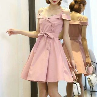 ĐẦM XÒE CỔ VEST RỚT VAI