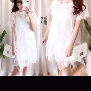 ĐẦM REN 2 LỚP