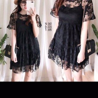 ĐẦM REN 2 LỚP