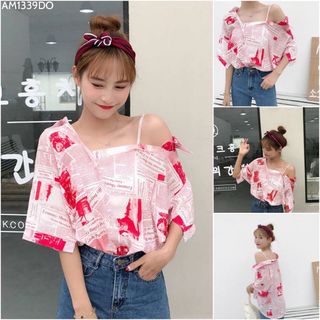 Áo Sơ Mi Báo Lệch Vai