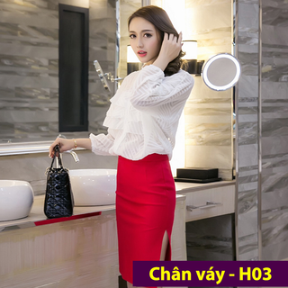 Chân váy xẻ bên sang trọng