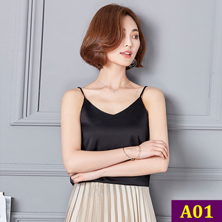 Áo 2 dây lụa lạnh thoáng mát thoải mái