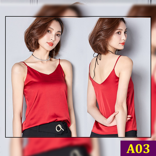 Áo 2 dây lụa lạnh thoáng mát thoải mái
