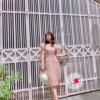 Đầm Caro Đuôi Cá