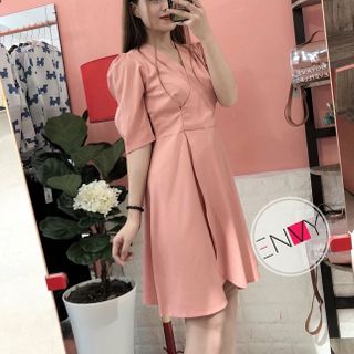 Đầm Chéo Ngực Tay Lỡ