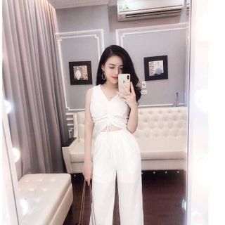 Sét Quần Rộng Kèm Áo Rút
