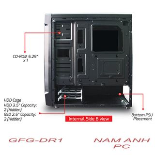 VỎ MÁY TÍNH GAMING FREAK THE DRUID GFG-DR1