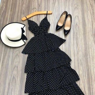 Đầm bi 2 dây