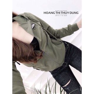Áo khoác dù nữ có nón