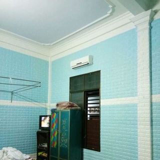 combo 10 tấm xốp dán tường cách âm giả gạch-màu xanh ngọc