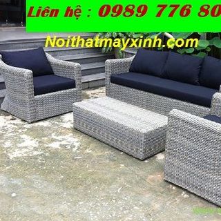 bàn ghế nhựa giả mây sofa mây ngoài trời giá rẻ giá sỉ