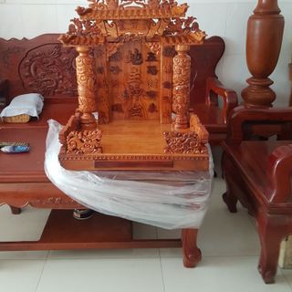 BÀN THỜ ÔNG ĐỊA GỖ GÕ ĐỎ CAMPUCHIA