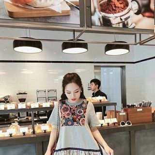 ĐẦM SUÔNG PHỐI IN THỔ CẨM