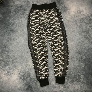 QUẦN JOGGER PHỐI LƯỚI NỮ