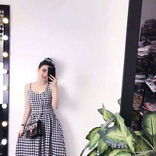 Đầm Sọc 2 Dây