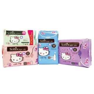 Băng vệ sinh Softex dùng cho ban ngày và ban đêm siêu mỏng chống tràn 35cm