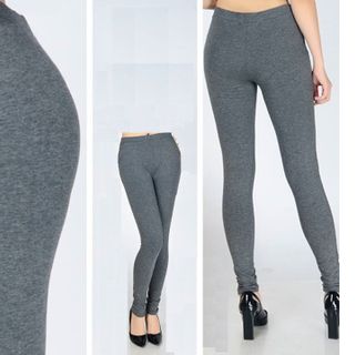 QUẦN LEGGING MÀU XÁM TIÊU