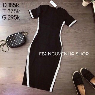 Đầm body viền nhũ