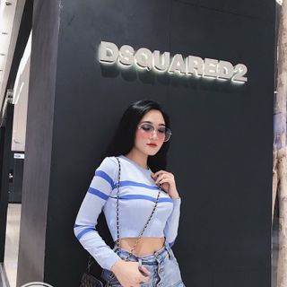 ÁO LEN CROPTOP TAY DÀI