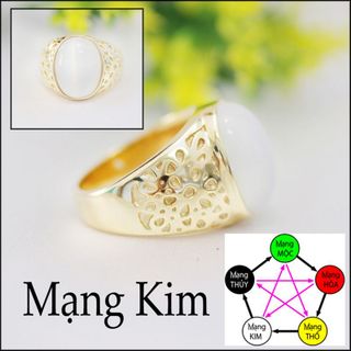 NHẪN NAM TITAN PHONG THỦY MẠNG KIM giá sỉ