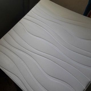 combo 50 miếng xốp dán tường vân sóng