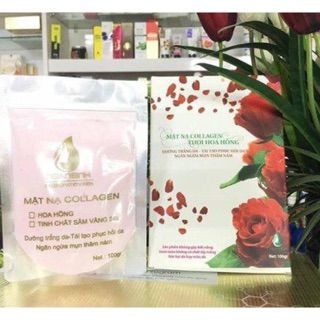 Mặt nạ thạch Collagen hoa hồng hộp giấy giá sỉ